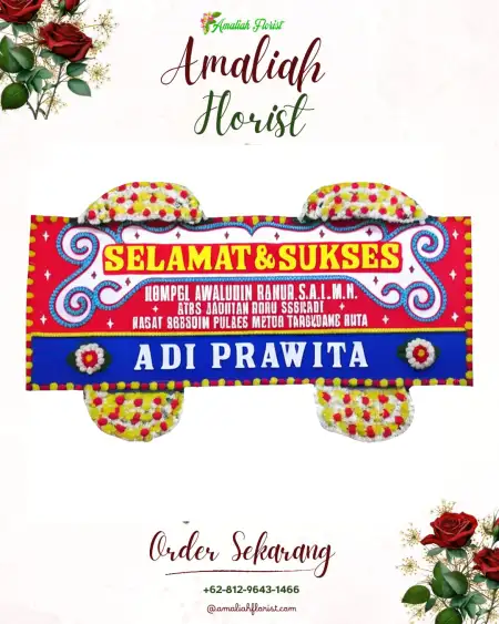 Papan Bunga Ucapan Selamat Plaosan